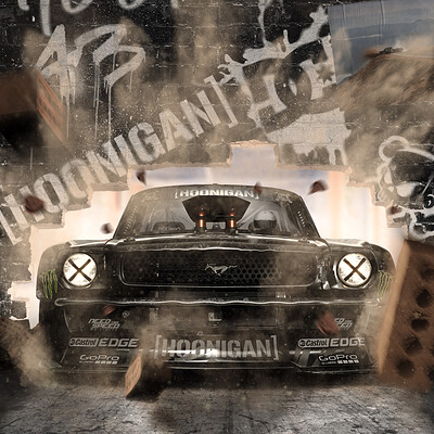 Ken Block's Hoonicorn digital 3D model by Pablo Fdez
